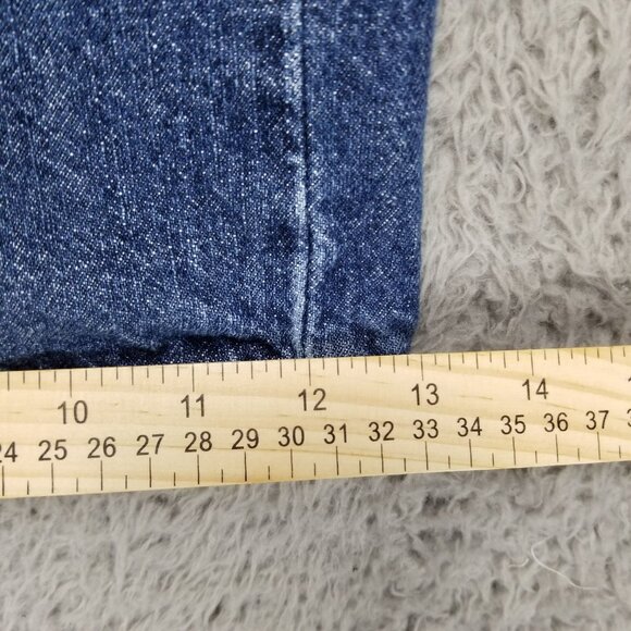 Levis Jeans Mens 40 Blue High Rise Relaxed Fit Tapered Leg Denim Shorts - Picture 8 of 15